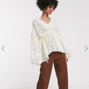 Simonett Celice Textured Yarn Blouse in White!!!